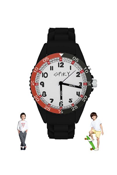Spiky Stylish Round Sports Analog Kids Watch