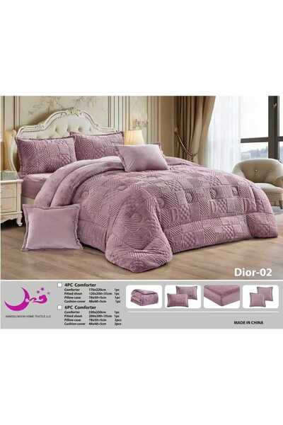 Moon مفرش سرير نفرين فرو وجه مخمل 230*250