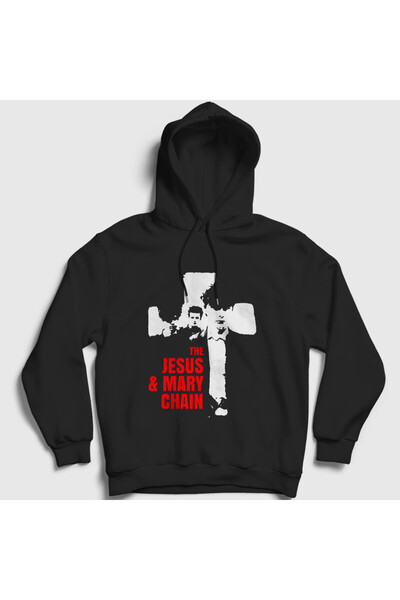 Presmono Trupa unisex Black Band The Jesus And Mary Chain cu glugă Swea trico...