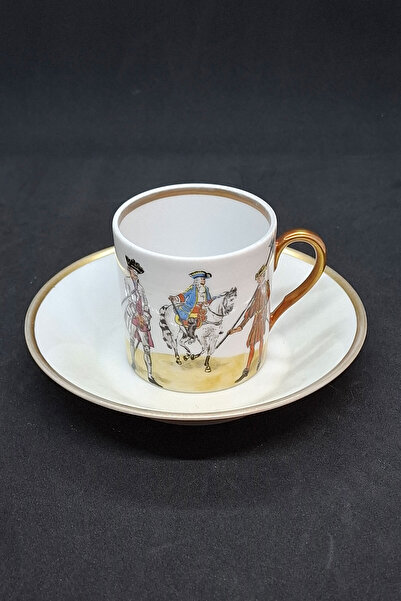 LANGENTHAL Swiss Army Souvenir Coffee Cup 2 Pieces 90 ml