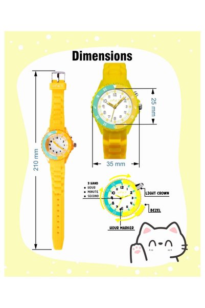 Spiky Stylish Round Sports Analog Kids Watch
