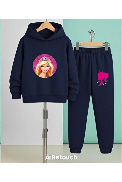 Nice Clothes Set trening pentru copii cu glugă UNISEX SİNDİ BEBEK BASKIY