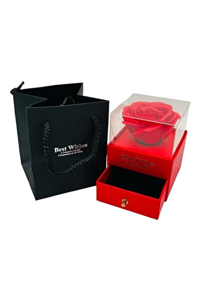 naniland.ro Romantic gift set with red roses and heart necklace