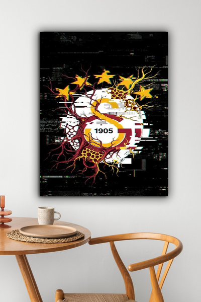 postercraft Galatasaray Tasarım Modern Panel Tablo Poster