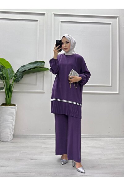 moda acar Six-Pleated Pants Suit