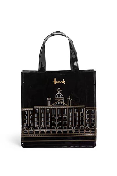 Generic Harrods Luxury Bag - Golden Building Design and Waterproof - Small