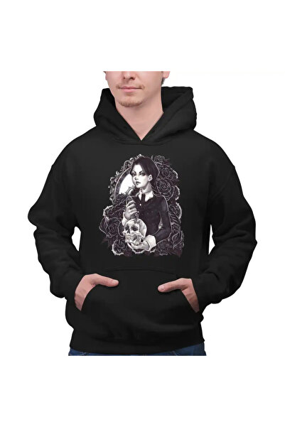 OEM Men's Sweatshirt The Addams Family Wednesday Skull Knife Shakespeare Horror