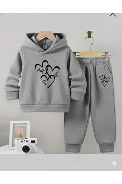 Nice Clothes Дитячий спортивний костюм з капюшоном UNISEX ВНУТРІШНЄ 3 СЕРЦЯ П...