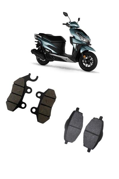 MOTOHANE Rks VRS 125 Ön - Arka Fren Disk Balatası Takımı