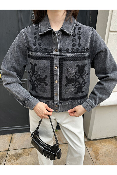 MİA NOURA ΓΥΝΑΙΚΕΙΟ ΜΠΟΥΦΑΝΤΟ ΤΖΙΝ ΜΕ ΚΕΝΤΗΜΕΝΟ ΜΠΡΟΣΤΑ