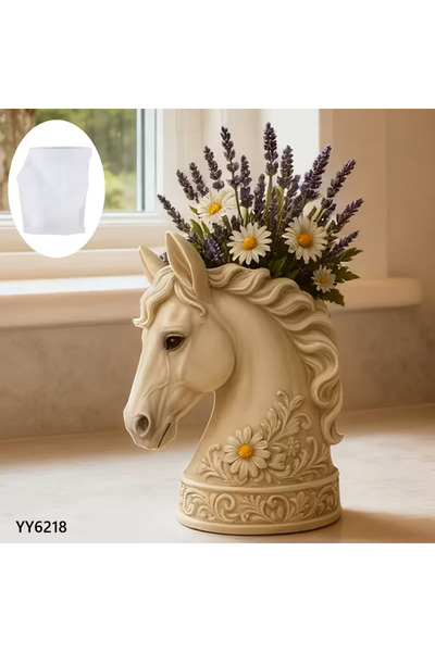 YOYOMOLD PAPATYA TASARIMLI AT BÜST SUKULENT SAKSI SİLİKON KALIP