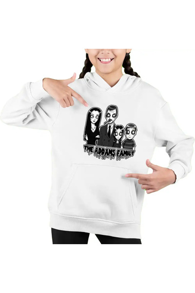 OEM Addams Family Merry Grave Horror Halloween Morticia Kids Girls Sweatshirt