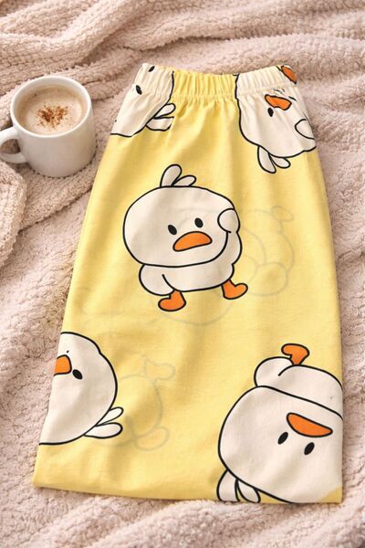MODA Civciv Desenli Pijama Alt