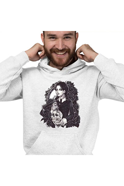 OEM Men's Sweatshirt The Addams Family Wednesday Skull Knife Shakespeare Horror