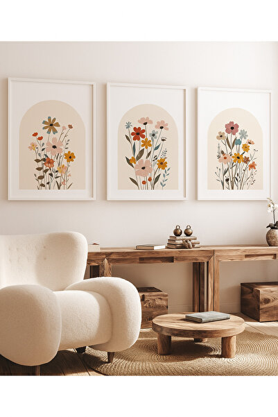 NT Handmade Tablou de perete din 3 piese, cu imprimare UV protejată cu PVC, c...