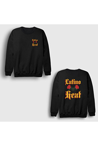 Presmono Unisex Black Latino Heat V2 Wwe Eddie Guerrerox Back Printed Sweatsh...