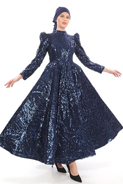 Donna Miranda Prenses Hakim Yaka Tesettür Abiye