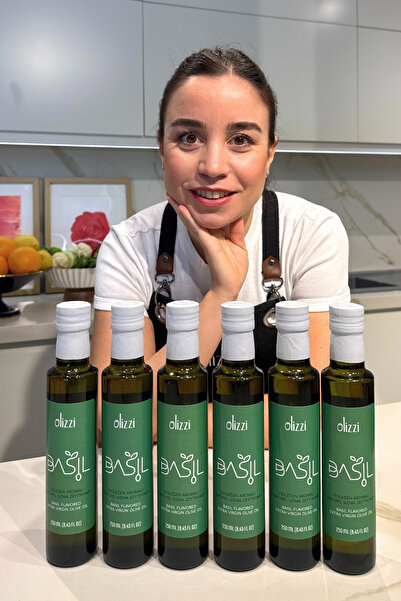 Olizzi Fesleğen Aromalı Natürel Sızma Zeytinyağı 250 ML