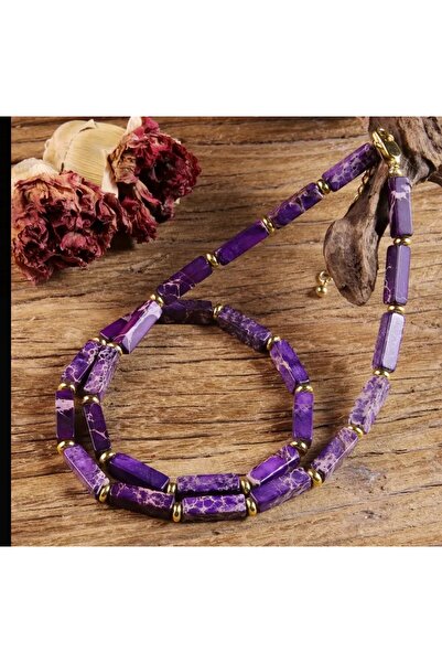 best bioenerji taş terapi Amethyst Bottle Model Natural Stone Pendant – Shiel...