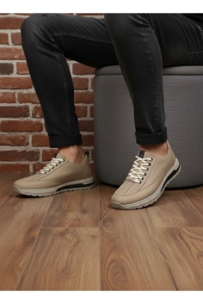 LİSANS SHOES أحذية رياضية مريحة للرجال مصنوعة من الجلد الطبيعي بنسبة 100%، أح...
