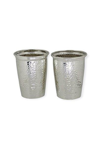 Zinnun Copper 2-Piece Mule Cup Set, Pewter Plated