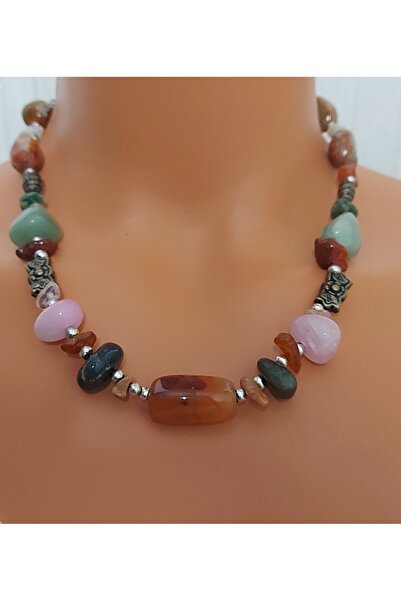 Nej قلادة حجر العقيق