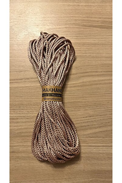 hamakhanemm 5 MM POLYESTER DOLGULU KORDON İP ( 15 Farklı renk seçeneği ) 500 ...