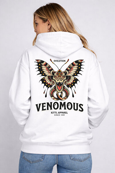 ArtYus Venomous Back Printed Unisex Hooded Sweatshirt