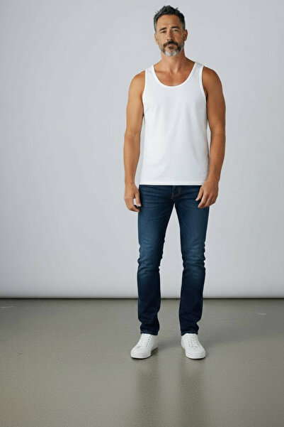 BİLGENS BUTİK Men's 100% Cotton Plus Size Undershirts (Pack of 2)