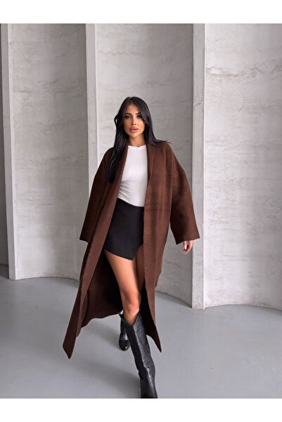 erki triko Shawl Collar Long Cardigan