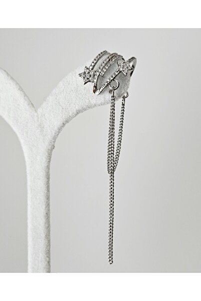 Neesa Silver Star Cartilage Earrings