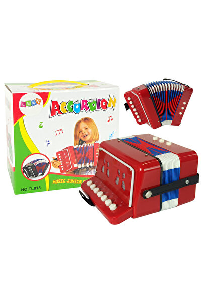 LEAN Acordeon Muzical pentru Copii Mici Rosu