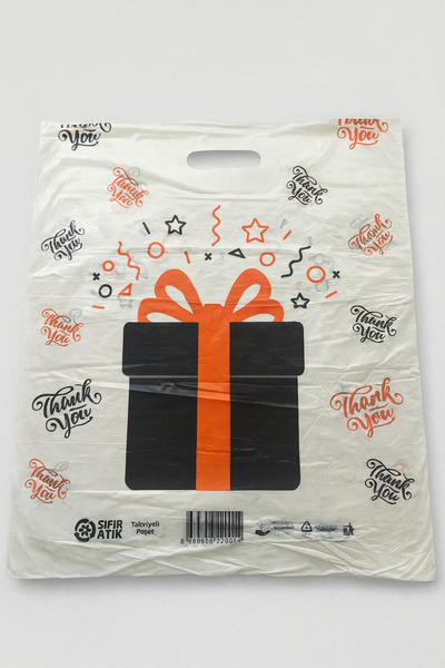 norpack 50x60 TAKVİYELİ DESENLİ POŞET 50 Adet