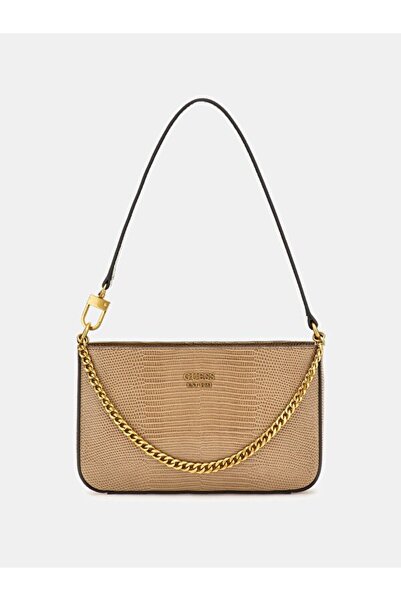 Guess Katey Logolu Timsah Desenli Zincirli Çapraz Askılı Mini Çanta ÇANTA HWK...