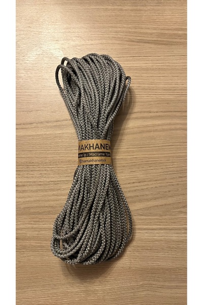 hamakhanemm 5 MM POLYESTER DOLGULU KORDON İP ( 15 Farklı renk seçeneği ) 500 ...