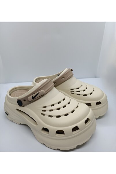 Huzurlu Adımlar Air Taban Milk Coffee Slippers