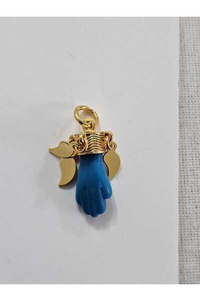 SİBEL AKSESUAR mardin yöresel altın kaplama FATMA ANA eli kolye ucu