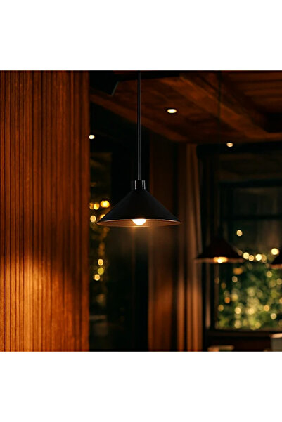 Humer علاقي مودرن اسود + اسود E27*1