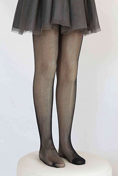 S&G PRO COLLECTION Kadın Siyah Fileli Çorap