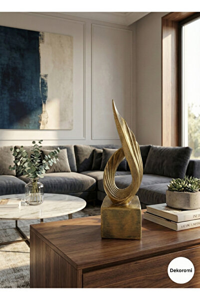 Dekoromi Dekoratif Hediyelik ve Ev Dekorasyon Trend Model Biblo Heykel (31cm ...