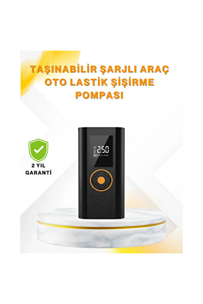 byhodi ضاغط هواء محمول مع شاشة رقمية، أداء نفخ قوي