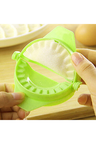 Yash Set of 3 Plastic ravioli molds, 10.5x9 cm, green color