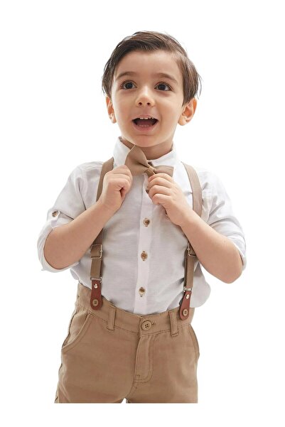 VOY KİDS Costum elegant de sărbătoare pentru băieți cu centură și cămașă, cu ...