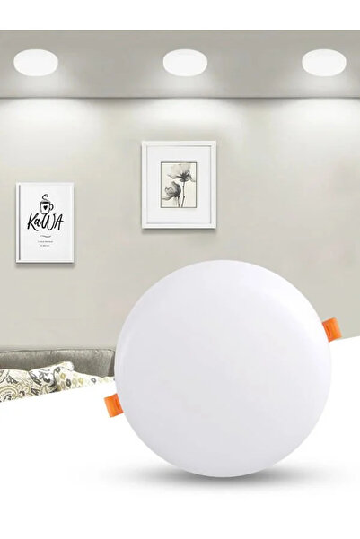 PETSANDCO 24 Watt Delik Çapı Ayarlanabilir Sıvaaltı 6500K Beyaz Işık Led Pane...