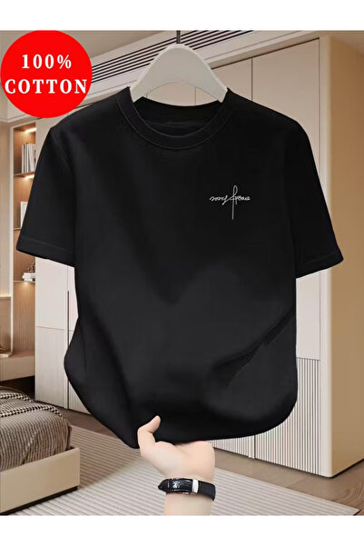 gencerco Unisex Forgive Baskılı Grafiti Tasarım Basic Bisiklet Yaka Regular T...