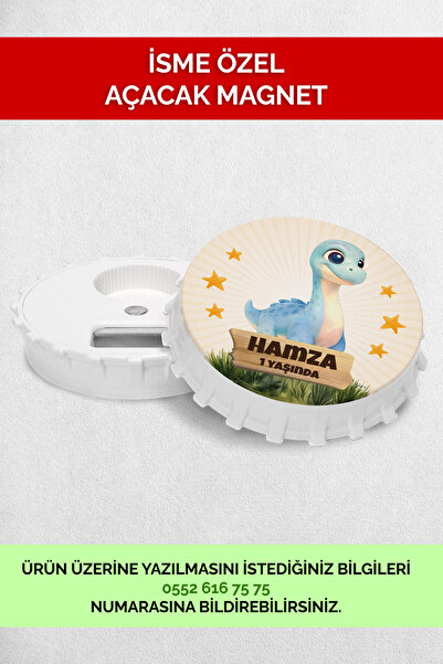 Mutluluk Atölyem مغناطيس فتاحة هدايا أعياد الميلاد بتصميم ديناصور ديبليدوكوس ...