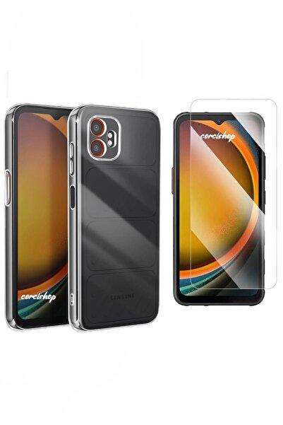 corcishop حافظة خلفية من السيليكون لهاتف سامسونج جالاكسي XCover7 Pro مع حماية...