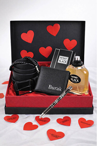 expreshediye Kişiye Özel İsimli Erkek Hediye Seti – İsimli Cüzdan, İsimli Kal...