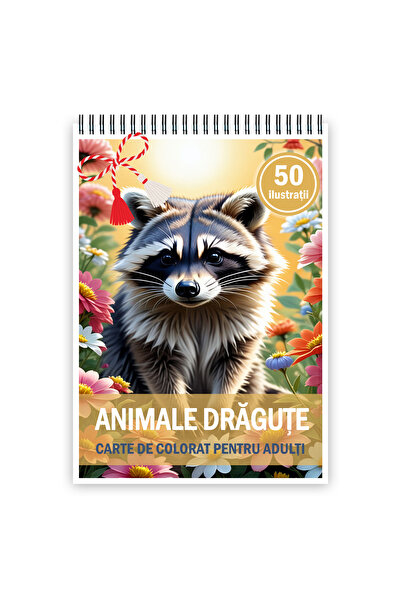 Legendary Gifts Coloring book, A5 format, with metal spiral, pattern: Cute An...