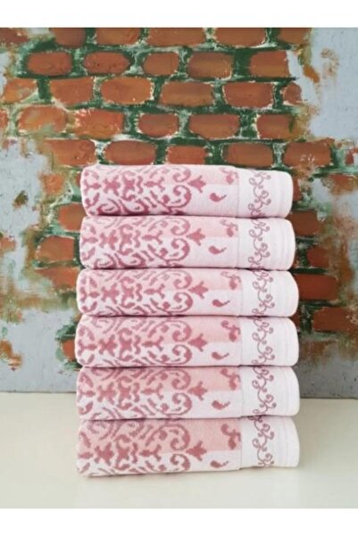 Özdilek Emily 30X50 cm 6 Pieces Hand Towel Powder